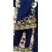 NAVY BLUE PAKISTANI DESIGNER READYMADE LINEN SUIT