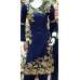 NAVY BLUE PAKISTANI DESIGNER READYMADE LINEN SUIT