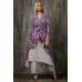 Grey and Purple Paisley Printed Jacket Suit Pakistani Designer Dress