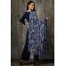 Navy Blue Indian Suit Readymade Pakistani Designer Salwar Kameez