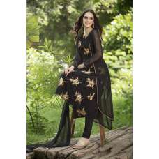 Black Gold Stunning Dress Designer Maxi Outfit