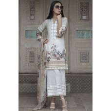 GREEN WHITE GREY PAKISTANI LAWN SALWAR KAMEEZ