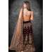 Peach Nougat & Wine Embroidered & Embellished Readymade Lehenga