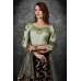 MINT & BLACK EMBROIDERED WEDDING LEHENGA CHOLI