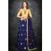 Classic Blue & Yellow Pakistani Designer Party Wear Lehenga