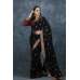 Black & Maroon Blouse Wedding Saree Ethnic Sari Shopping Online UK