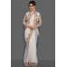 BRILLIANT WHITE NEW JACKET STYLE FESTIVE SAREE