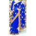 ROYAL BLUE PAKISTANI ETHNIC STYLE WEDDING SAREE