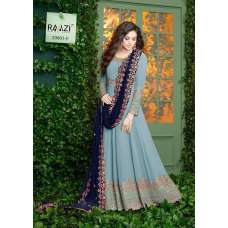 STUNNING INDIAN DESIGNER ANARKALI GOWN ( 6 COLOURS )