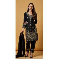 Black Designer Readymade Pakistani Salwar Suit 