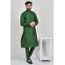 Green Designer Pakistani Men's Kurta Pajama