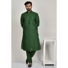 Green Designer Pakistani Men's Kurta Pajama