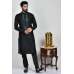 Beautiful Black Ethnic Embroidered Men's Kurta Pajama