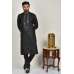 Beautiful Black Ethnic Embroidered Men's Kurta Pajama