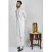 Cream Embroidered Mens Ethnic Kurta Pajama