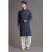 ELEGANT MIDNIGHT NAVY BLUE MEN SALWAR KAMEEZ OUTFIT