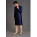 NAVY BLUE AND BEIGE AFGHANI LOOK MENSWEAR PAJAMA KURTA SUIT