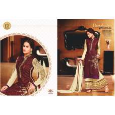 FIRED BRICK MAROON NAZIA RSF DESIGNER PARTY WEAR SALWAR KAMEEZ SUIT