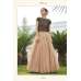 Black & Beige Heavy Bridal Wear Dress