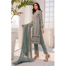 Olive Green Pakistani Salwar Kameez