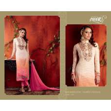 5601 PEACH ECHO AND PINK KIMORA HEER PARTY WEAR SALWAR KAMEEZ SUIT