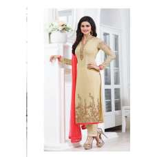 5015 BEIGE KASEESH PRACHI GEORGETTE PARTY WEAR SALWAR KAMEEZ SUIT