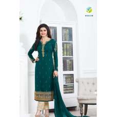 Green Designer Wedding Party Wear Embroidered Salwar Suit