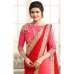 Pink Red Contrast Bollywood Saree