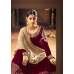 MAROON INDIAN DESIGNER FALKEN VELVET ANARKALI GOWN ( 2-3 weeks delivery ) 