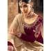 MAROON INDIAN DESIGNER FALKEN VELVET ANARKALI GOWN ( 2-3 weeks delivery ) 