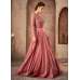 Rose Pink Indian Pakistani Style Wedding Maxi Gown