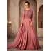 Rose Pink Indian Pakistani Style Wedding Maxi Gown