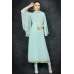 Butterfly Sleeves Dress Mint Green Women's'Party Suit