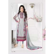 Grey Printed Suit Pakistani Street Wear