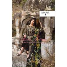 10010 BLACK DEEPSY FLORENT-4 PURE CAMBRIC COTTON EMBROIDERED PAKISTANI SUIT