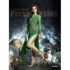 D5002-D Green Flash Dreamz Designer Dress  