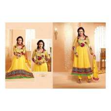 Buttercup Yellow Zisa Designer Party Anarkali Suit 