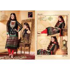 Black AYESHA TAKIA "BEGUM" PARTY WEAR SHALWAR KAMEEZ 