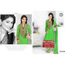 Green HEENARI PARTY WEAR GEORGETTE SHALWAR SUIT