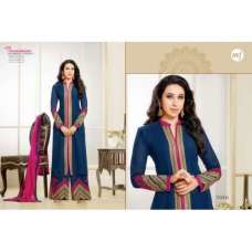 Blue KARISHMA KAPOOR  ELIZA 5 HEAVY EMBROIDERED PLAZZO SUIT