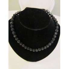 Full New Black Real Crystal Necklace