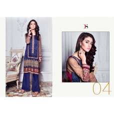 Blue Pakistani Style Salwar Suit Party Wear