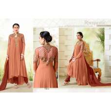 MF73012 PEACH AND BROWN COLOUR ELEZITA DESIGNER SALWAR KAMEEZ SUIT