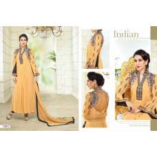 Yellow Indian Designer Party Gown Ethnic Suit