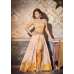 5130 BEIGE AND YELLOW HEROINE PRIYANKA CHOPRA A-LINE SUIT WITH SKIRT