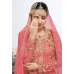 PEACHY PINK HEROINE INDIAN WEDDING PALAZZO SUIT