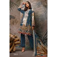 Teal Green Printed Pakistani Designer Salwar Suit