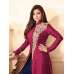 88008 MAROON AND BLUE LT NITYA PARTY WEAR ANARKALI SUIT 