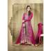 Bestseller Omtex 608 Lara Dutta fuchsia and red lengthy anarkali dress