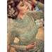 SAGE GREEN HEAVY EMBROIDERED INDIAN WEDDING & EVENING GOWN 